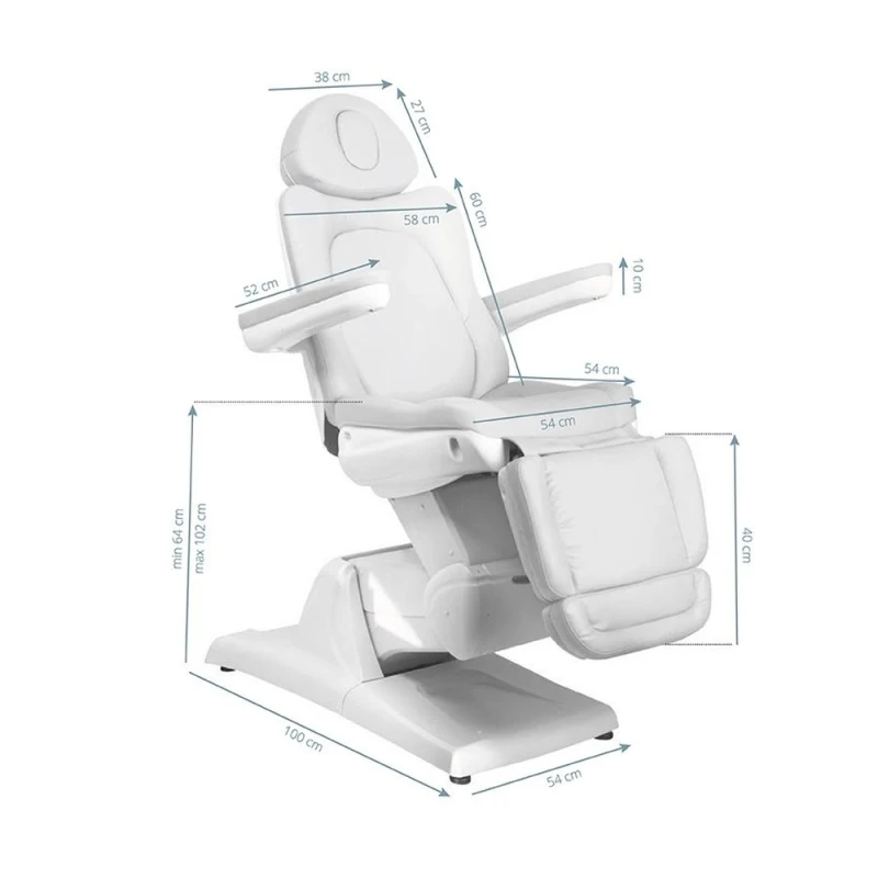 Sillon De Estetica 870 Electrico 3 Motores