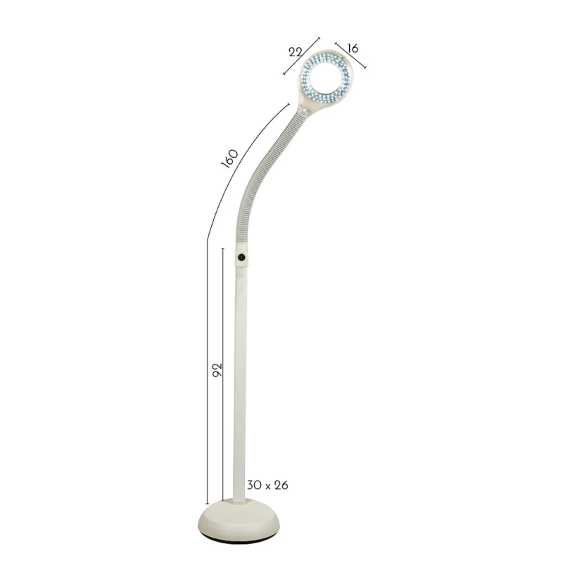 Lupa de Estetica con Luz Led Gera